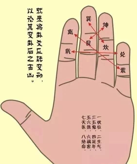 翻卦掌诀图示